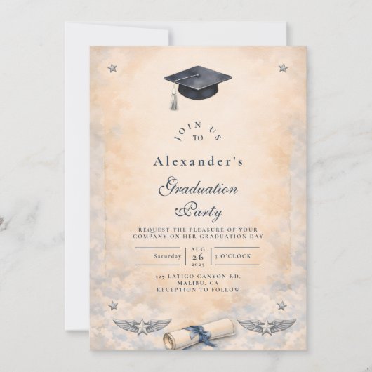 U.S. Air Force Graduation Party Kaart (Voorkant)