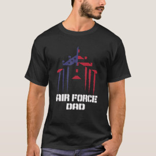 U.S. AIR FORCE schreef papa van dochter, zoon, vro T-shirt