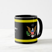 U.S. Army Defense embleem gepersonaliseerd Mok (Voorkant rechts)