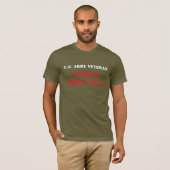 U.S. Army Veteran Antifa T-shirt (Voorkant volledig)