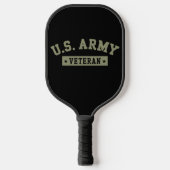 U.S. Army Veteran Veterans America American Flag Pickleball Paddle (Voorkant)