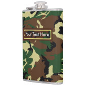 U.S. Army Woodland Camouflage 6 oz of 8 oz Heupfles (Links)