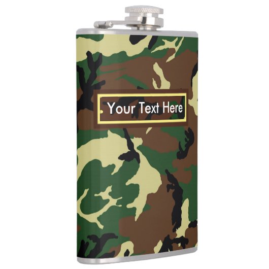 U.S. Army Woodland Camouflage 6 oz of 8 oz Heupfles (Rechts)