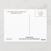 U.S. Atlantus Ship, New Jersey Briefkaart (Achterkant)