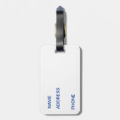 U.S. - Bagagelabel McMurdo Antartic Station (Achterkant verticaal)