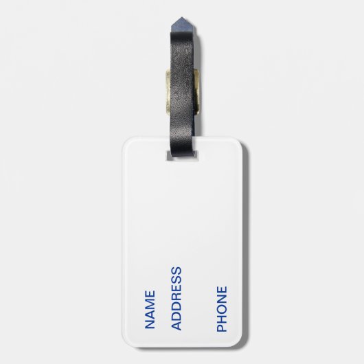 U.S. - Bagagelabel McMurdo Antartic Station (Achterkant verticaal)