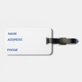 U.S. - Bagagelabel McMurdo Antartic Station (Achterkant horizontaal)