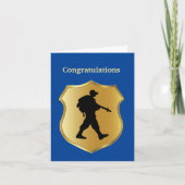 U.S. Border Patrol Academy Graduation Card Kaart (Voorkant)