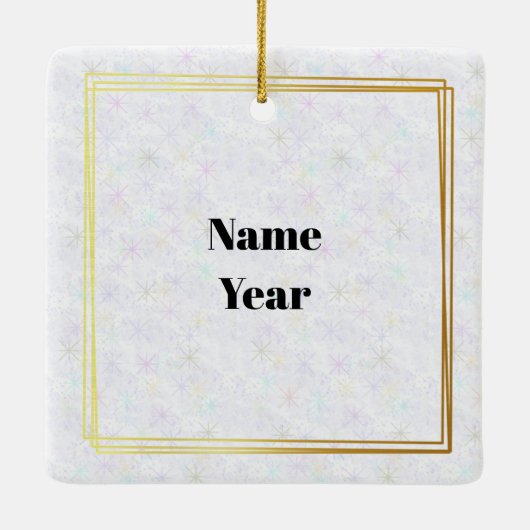 U.S. Border Patrol Agent met Binocles Ornament (Achterkant)