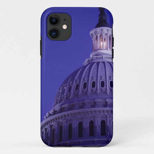 U.S Capitol bij schemering met licht in koepel aan Case-Mate iPhone Case (Achterkant)