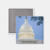U.S. Capitol bij schemering, Washington D.C. (Dist Magneet (Voorkant / Achterkant)