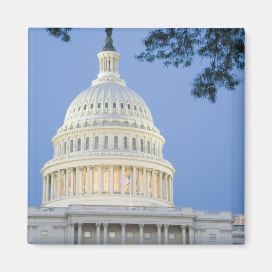 U.S. Capitol bij schemering, Washington D.C. (Dist Magneet (Voorkant)