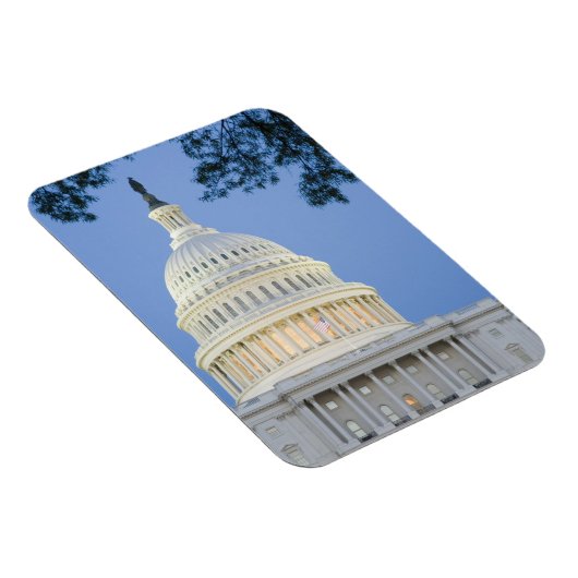 U.S. Capitol bij schemering, Washington D.C. (Dist Magneet (Rechterzijde)