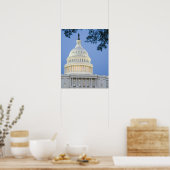 U.S. Capitol bij schemering, Washington D.C. (Dist Poster (Keuken)