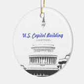 U.S. Capitol Dome, Washington D.C. Keramisch Ornament (Links)