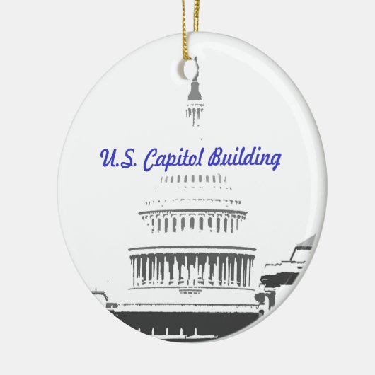 U.S. Capitol Dome, Washington D.C. Keramisch Ornament (Links)