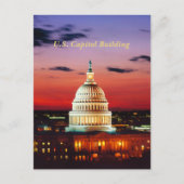 U.S. Capitol, Washington D.C. Briefkaart (Voorkant)