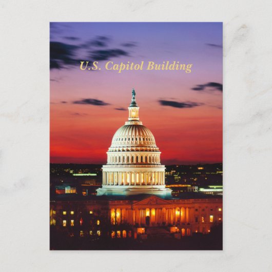U.S. Capitol, Washington D.C. Briefkaart (Voorkant)