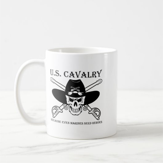 U.s. Cavalry Because Even Marines Need Heroes Funn Koffiemok (Links)
