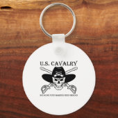 U.s. Cavalry Because Even Marines Need Heroes Funn Sleutelhanger (Voorkant)
