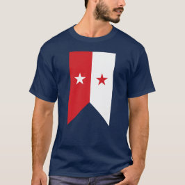 U.S. Cavalry Guidon Pennant Vertical - Sheridan T-shirt