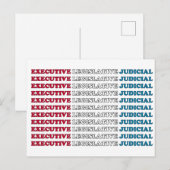 U.S. Checks & Balances Briefkaart (Voorkant / Achterkant)