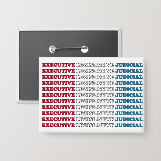 U.S. Checks & Balances Button (Voorkant / Achterkant)