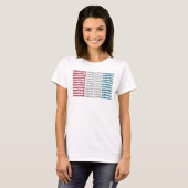 U.S. Checks & Balances T-shirt (Voorkant volledig)