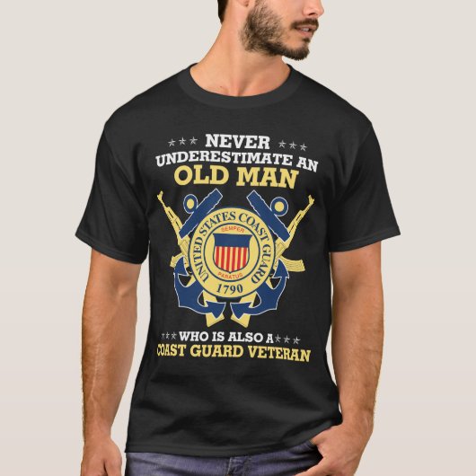 U.S. Coast Guard Veteran Tee shirt (Voorkant)
