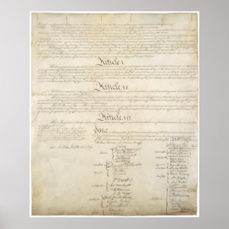 U.S. Constitution_Pg 4 van 4 Poster