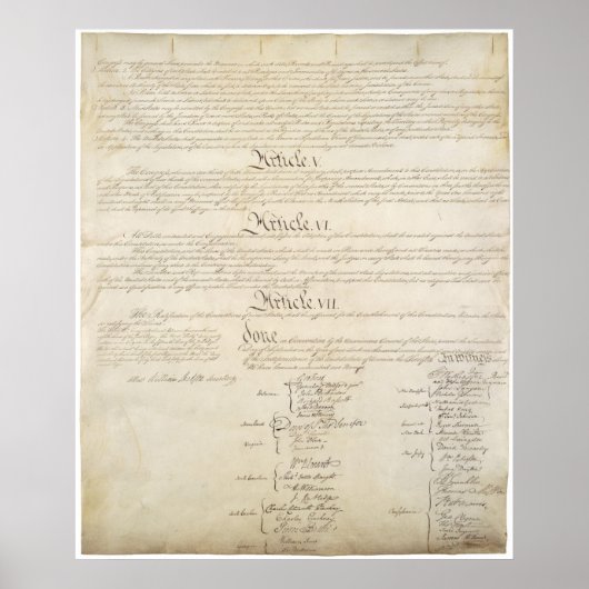 U.S. Constitution_Pg 4 van 4 Poster (Voorkant)