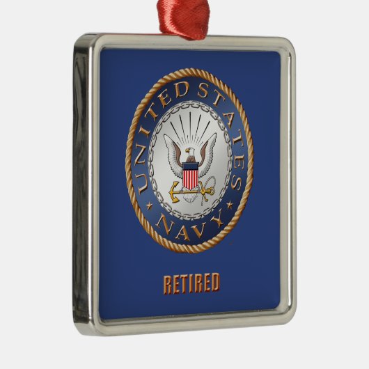 U.S. De marine trok Ceramisch Ornament terug (Rechts)