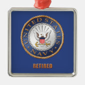 U.S. De marine trok Ceramisch Ornament terug (Voorkant)