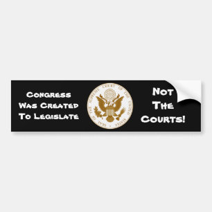 U.S. De Verbinding van het Hooggerechtshof Bumpersticker