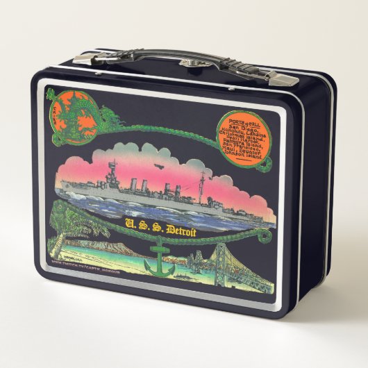 U.S. Detroit CL-8 Lunch Box (Achterkant)