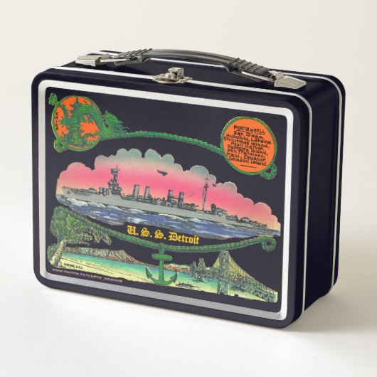 U.S. Detroit CL-8 Lunch Box (Voorkant)