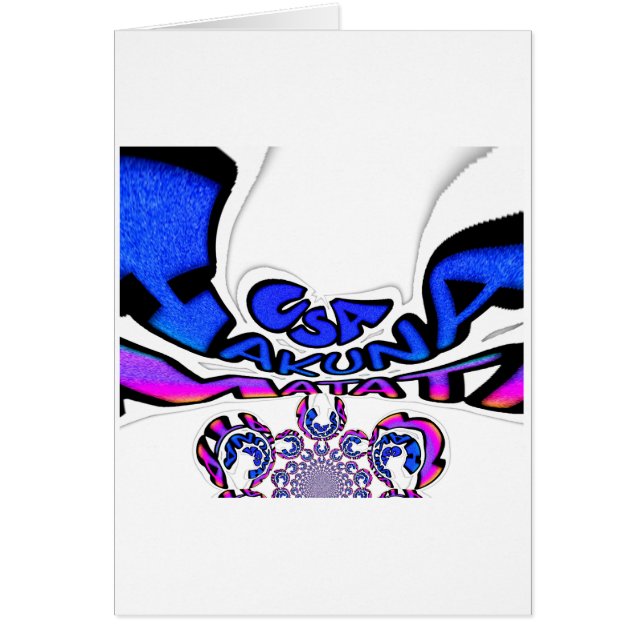 U.S. Een prachtig design van verbluffende tekstcit (Voorkant)