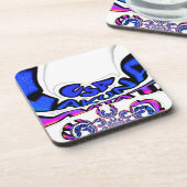 U.S. Een prachtig design van verbluffende tekstcit Bier Onderzetter (Linkerzijde)