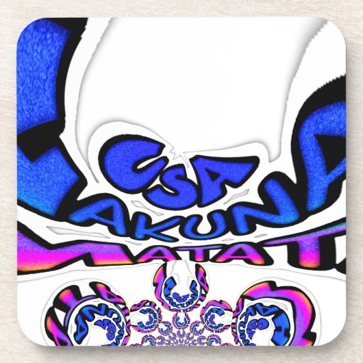 U.S. Een prachtig design van verbluffende tekstcit Bier Onderzetter (Voorkant)