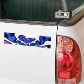 U.S. Een prachtig design van verbluffende tekstcit Bumpersticker (Op Truck)