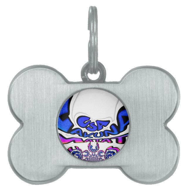 U.S. Een prachtig design van verbluffende tekstcit Huisdieren Naamplaatje (voorkant)