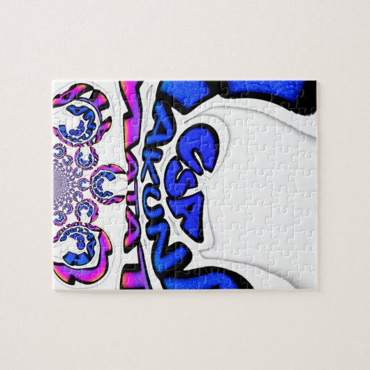 U.S. Een prachtig design van verbluffende tekstcit Legpuzzel (Horizontaal)