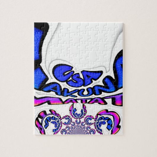 U.S. Een prachtig design van verbluffende tekstcit Legpuzzel (Verticaal)