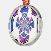 U.S. Een prachtig design van verbluffende tekstcit Metalen Ornament (Links)