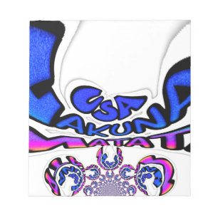 U.S. Een prachtig design van verbluffende tekstcit Notitieblok