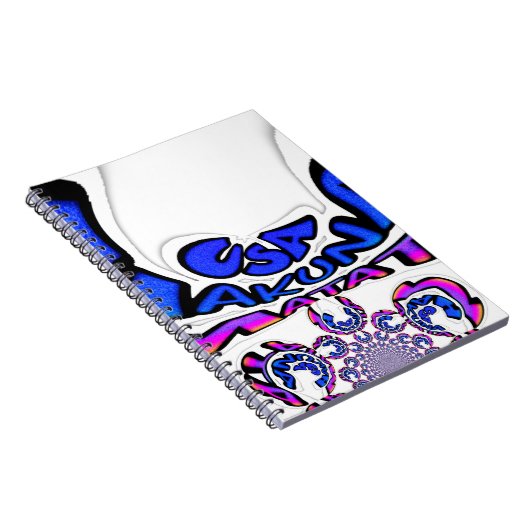 U.S. Een prachtig design van verbluffende tekstcit Notitieboek (Rechterzijde)