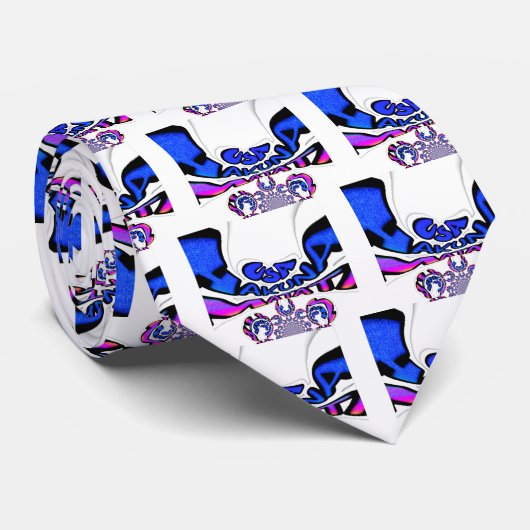 U.S. Een prachtig design van verbluffende tekstcit Stropdas (Opgerold)