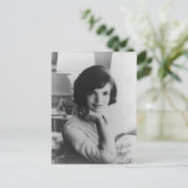 U.S. First Lady Jacqueline Kennedy Portrait Briefkaart (Staand voorkant)
