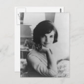 U.S. First Lady Jacqueline Kennedy Portrait Briefkaart (Voorkant / Achterkant)