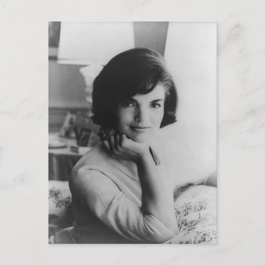 U.S. First Lady Jacqueline Kennedy Portrait Briefkaart (Voorkant)